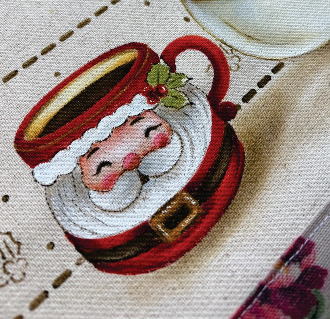 Stencil Caneca Papai Noel - Natal   26-245