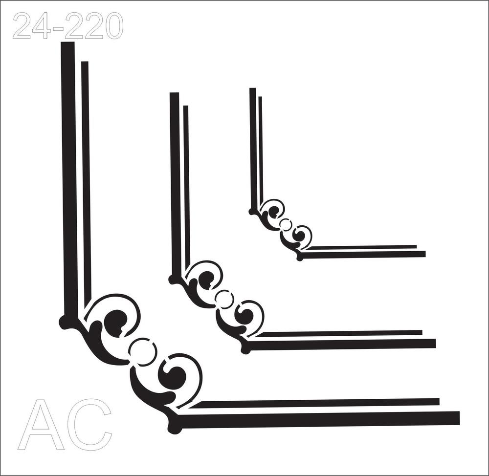 Stencil Cantoneira  24-220