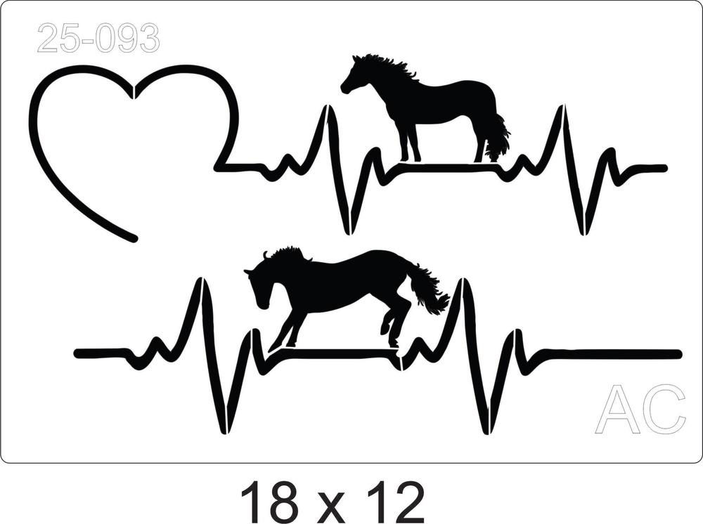 Stencil Cavalo  25-093