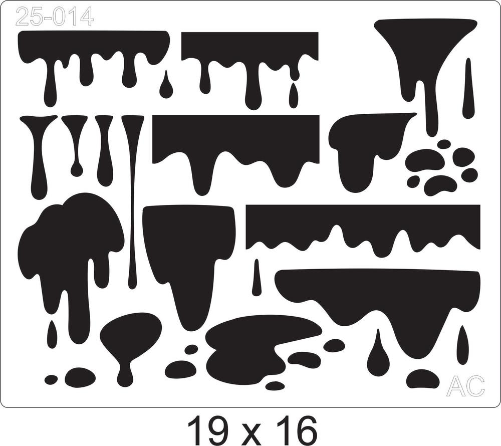 Stencil Chocolate derretido 25-014