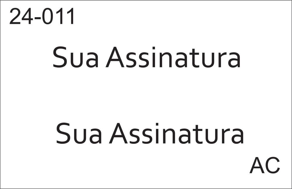 Stencil de Assinatura Personalizado - 24ass-011