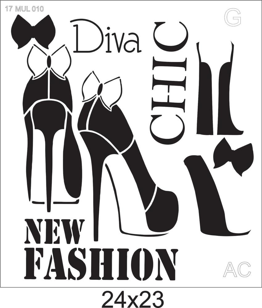 Stencil DIVA 17mul010