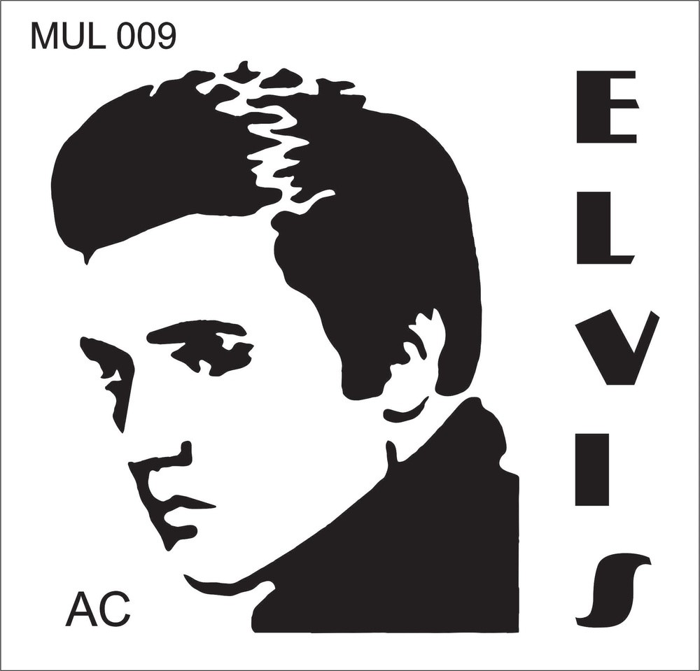 Stencil ELVEIS PRESLEY 17mul009