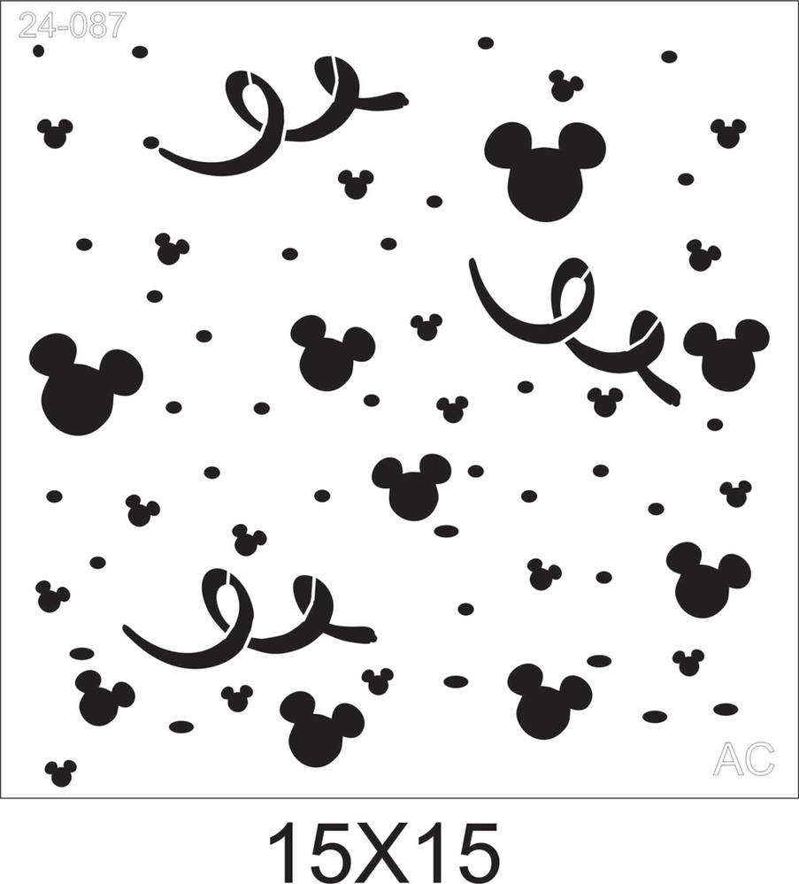 Stencil Estamparia Mickey 24-087