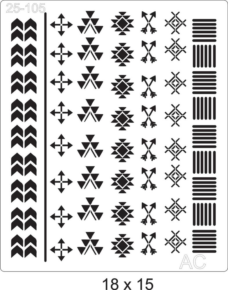 Stencil  Estamparia Moana   25-105