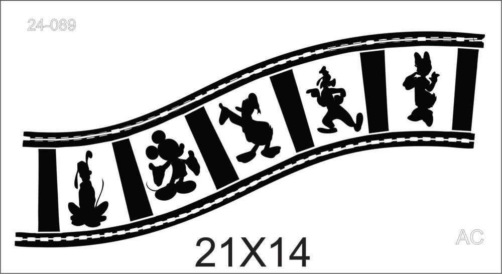 Stencil Filme Disney 24-089