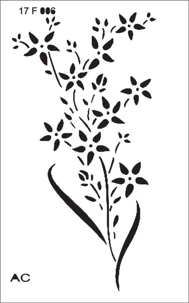 Stencil FOLHAS E GALHOS COD: 17f006