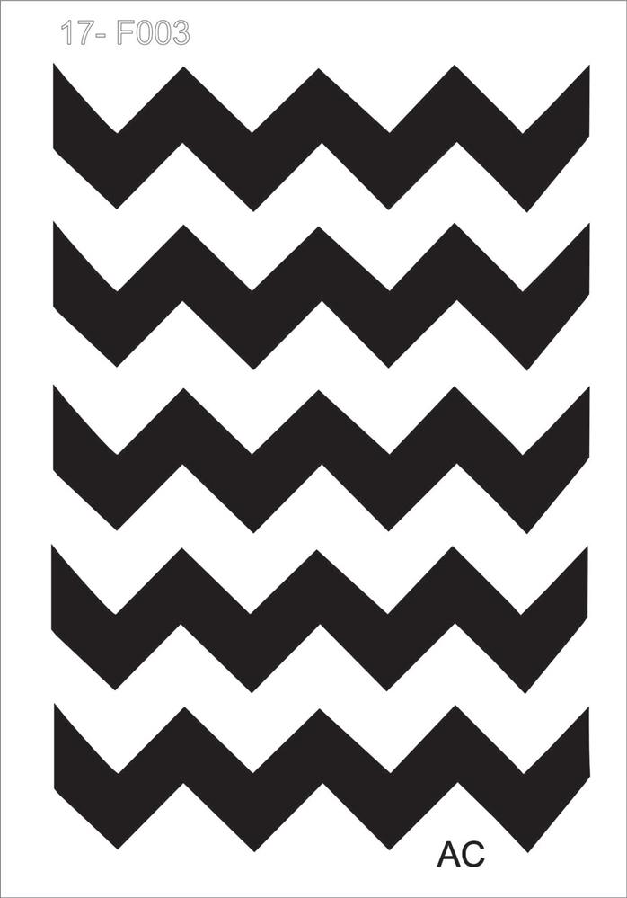 Stencil  Fundo Chevron  17fd003