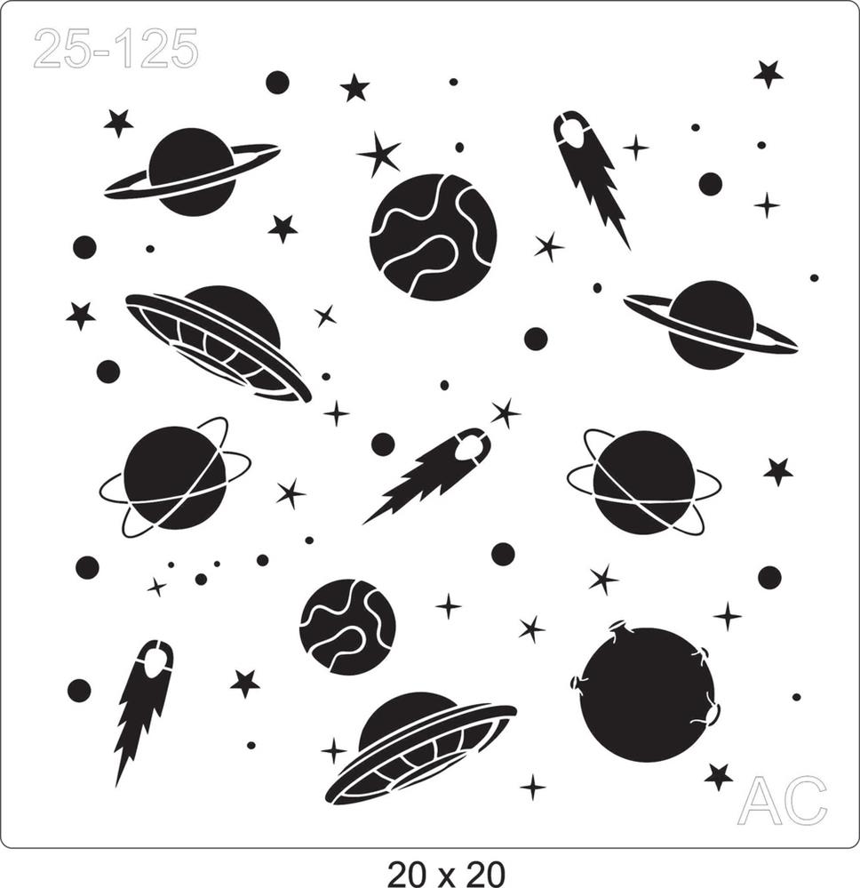Stencil    Fundo Planetas  25-125