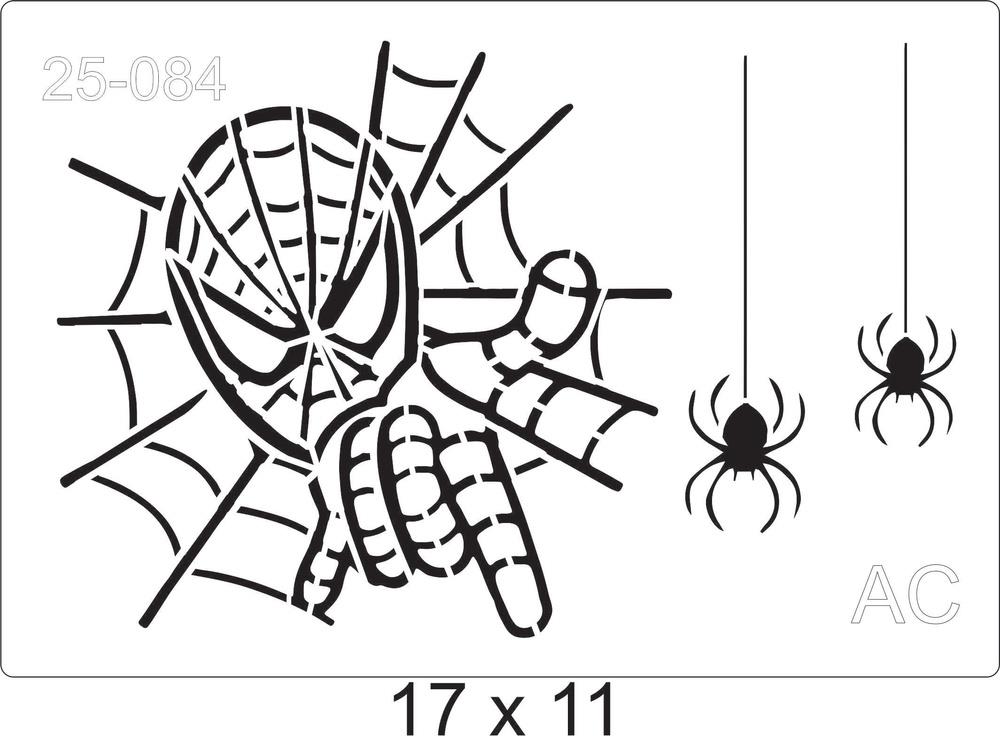 Stencil Homem Aranha ( Super Heróis) 25-084