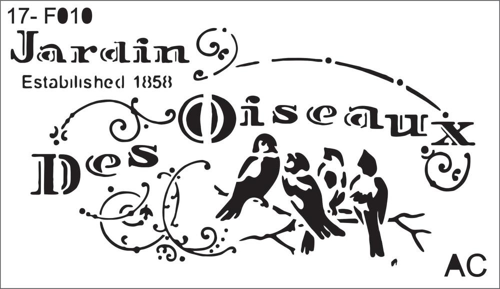Stencil JARDINS COD: 17f010
