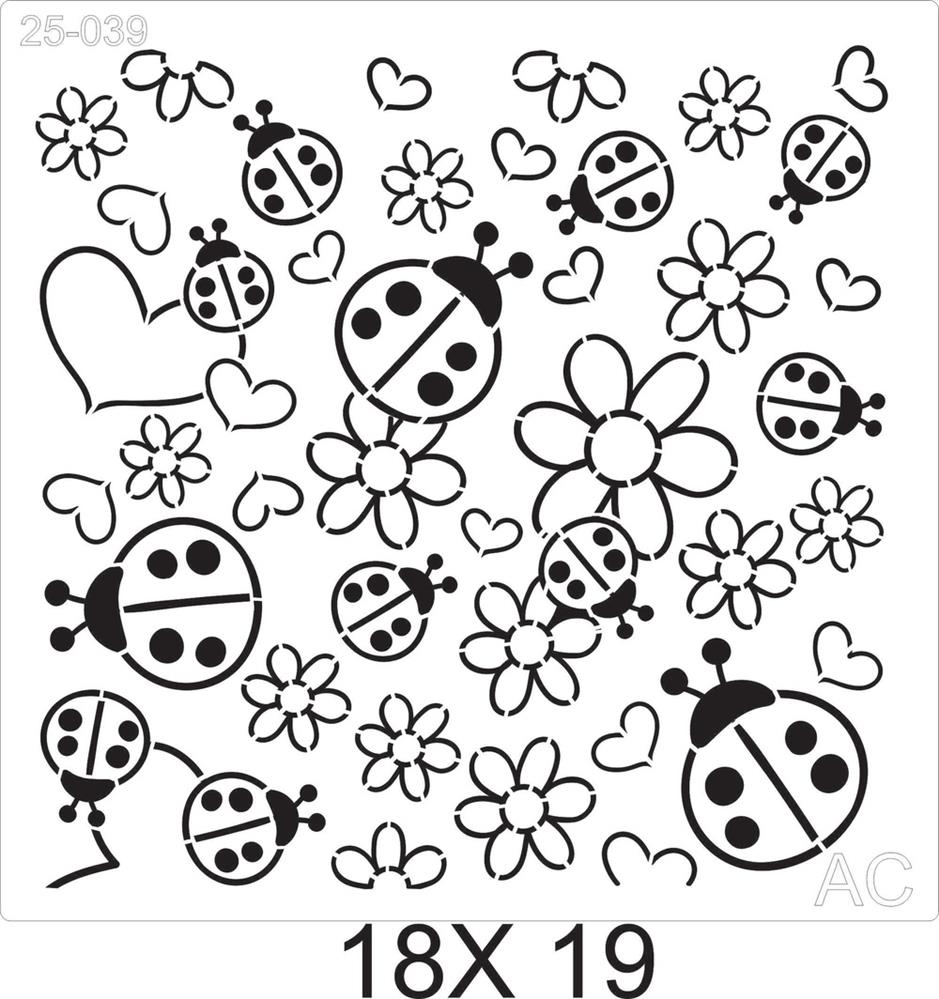 Stencil Joanhinhas 25-039