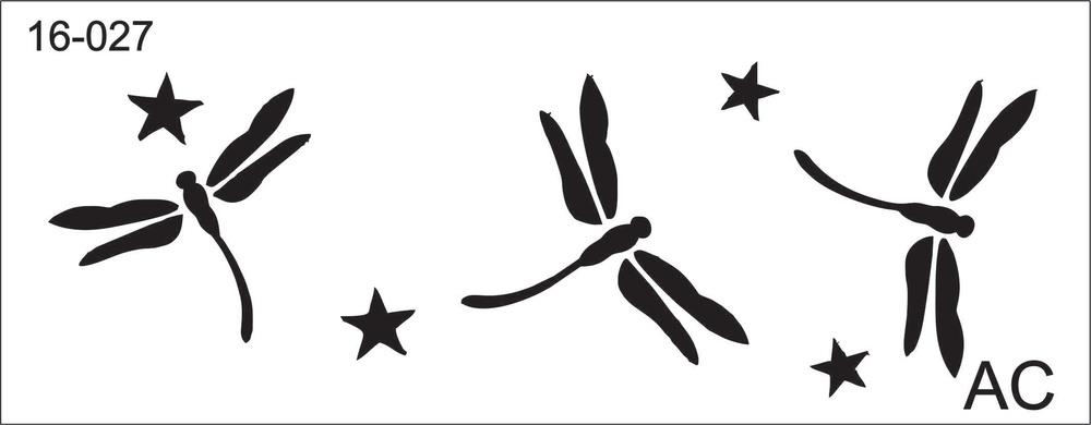 Stencil Libélula - COD: 16vr027