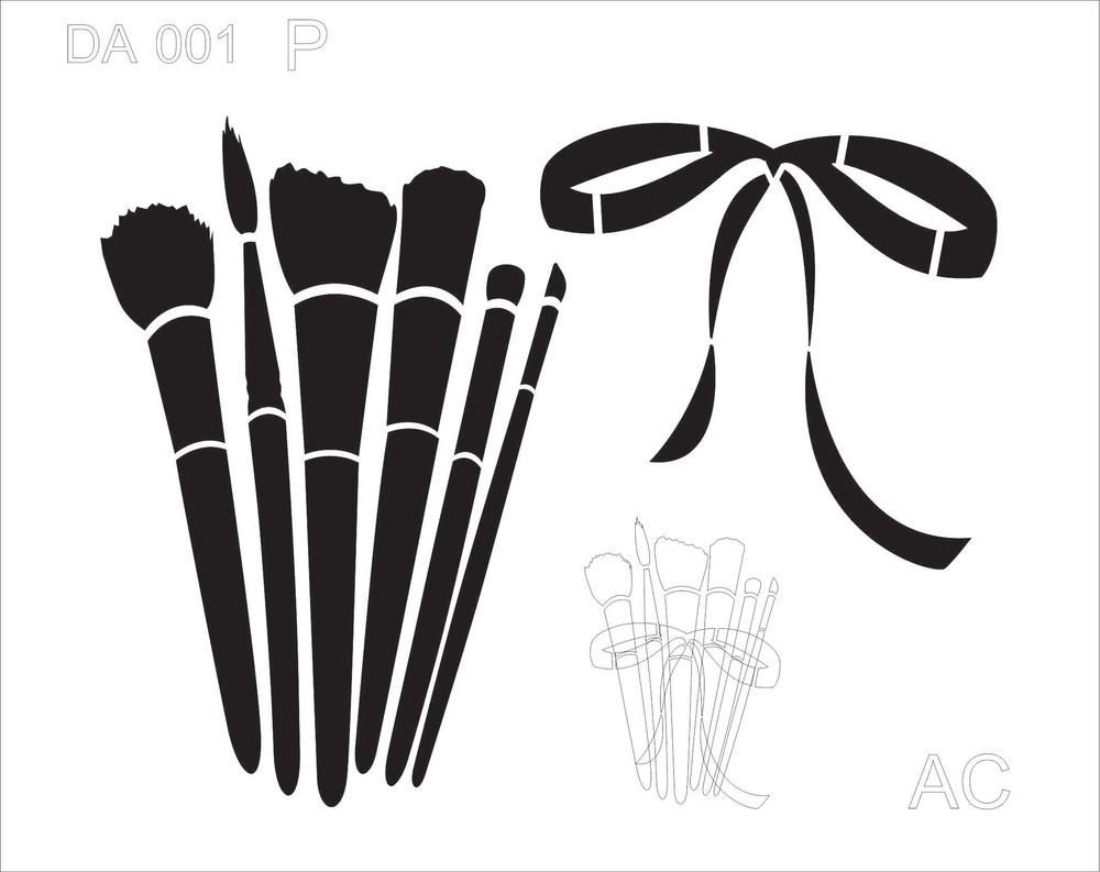Stencil MAKE UP  20dani001