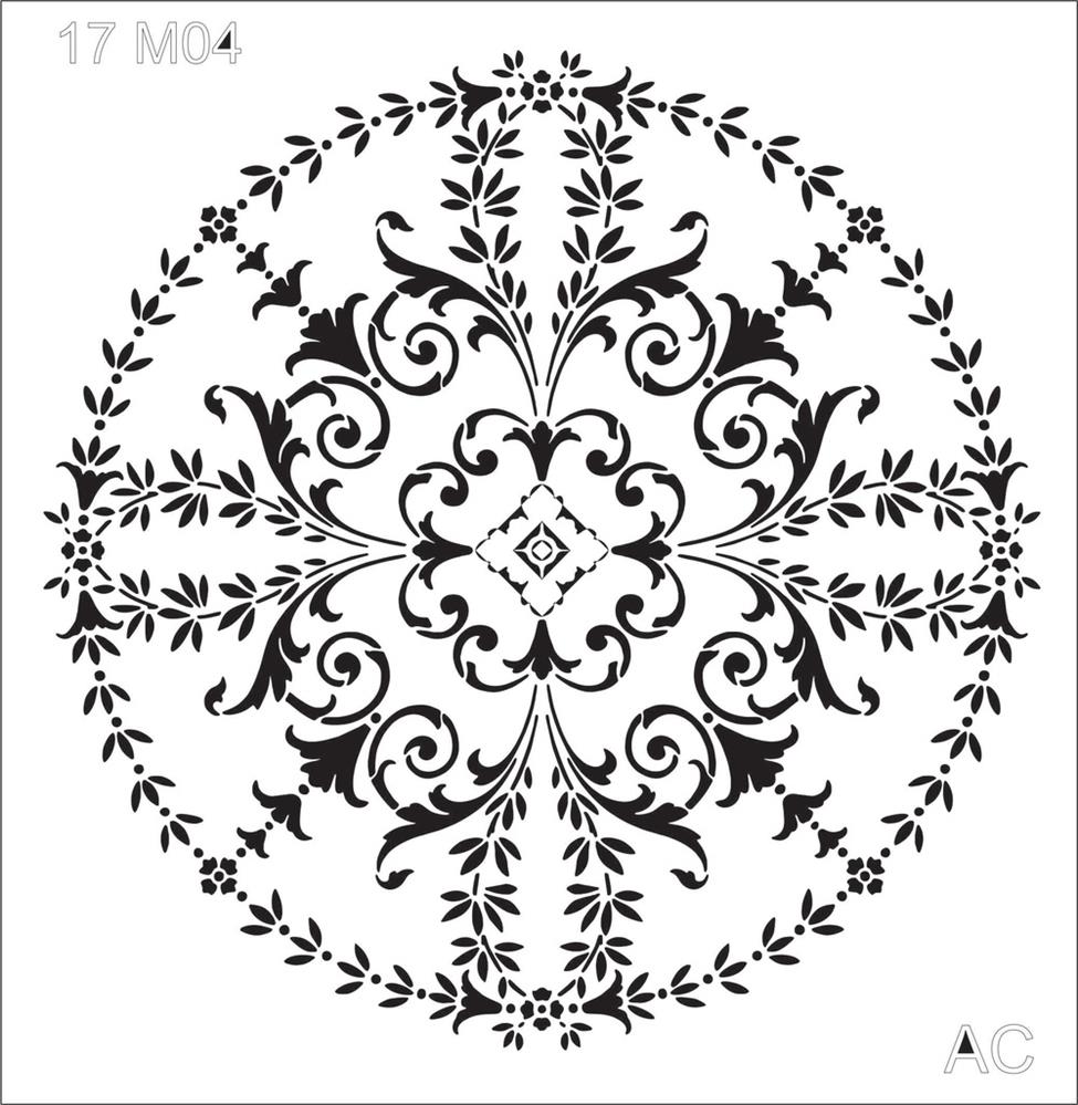 Stencil Mandala 18m004