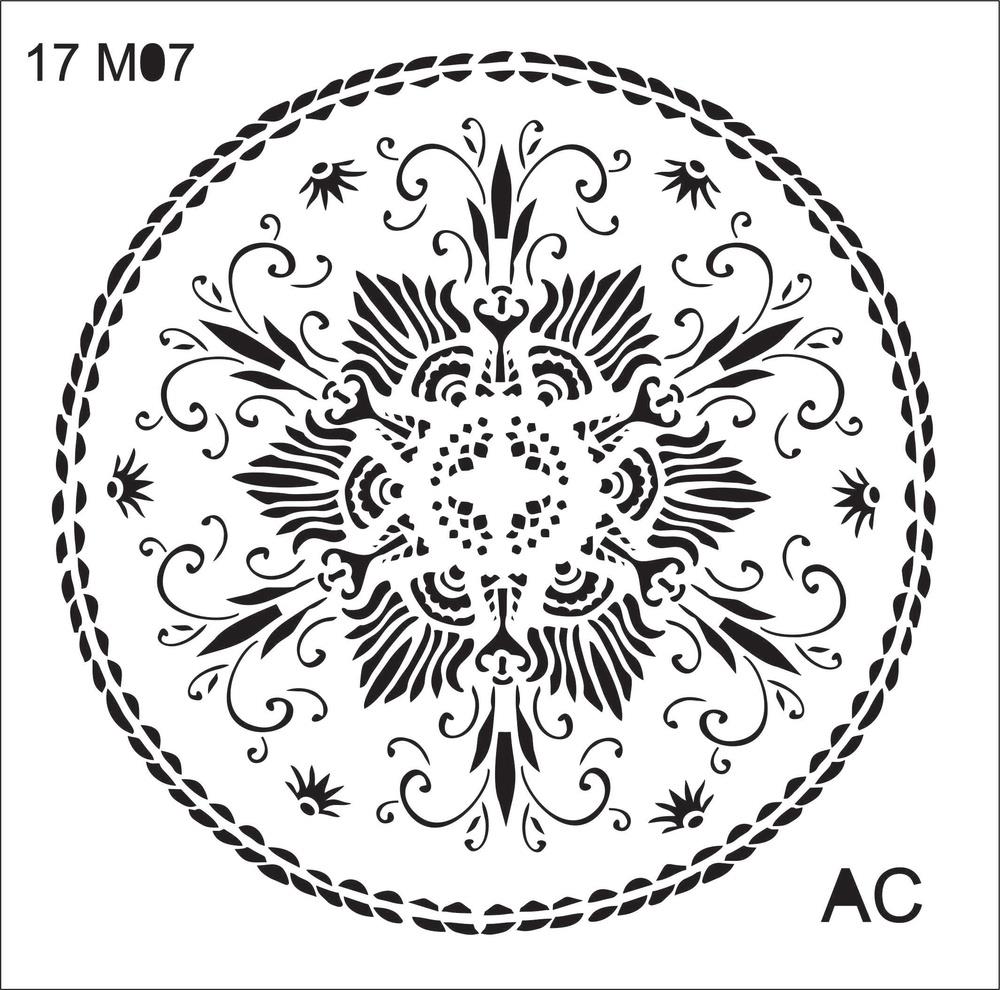 Stencil Mandala 18m007