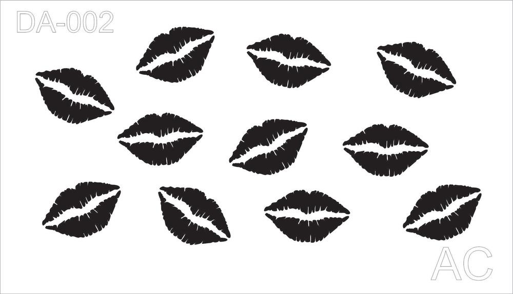 Stencil Boquinhas  20dani002
