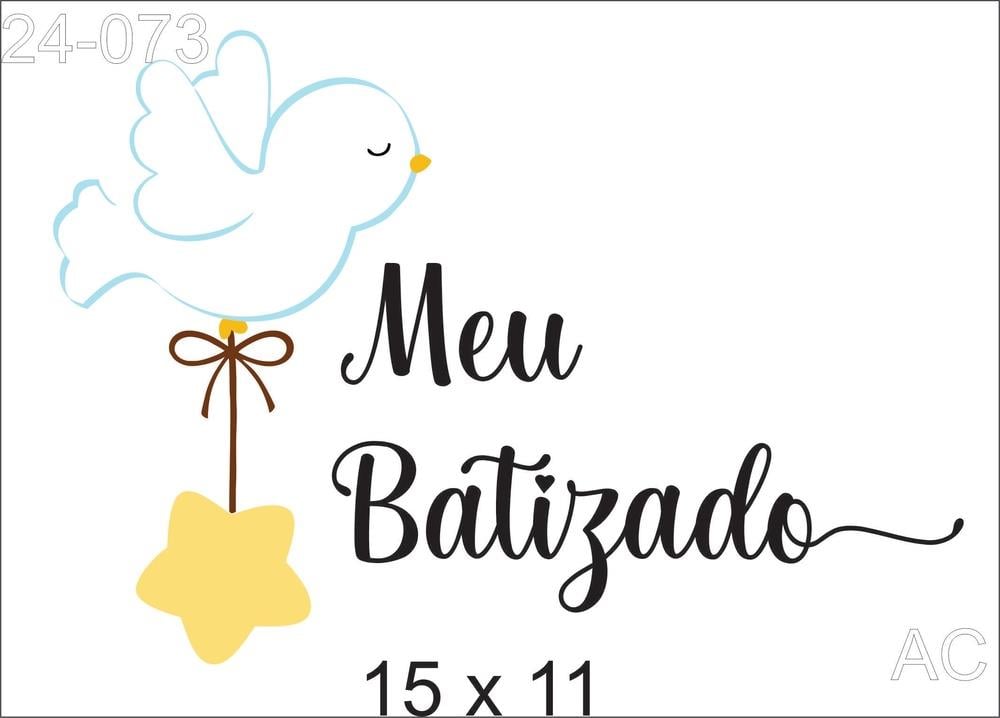 Stencil Meu Batizado 24-073