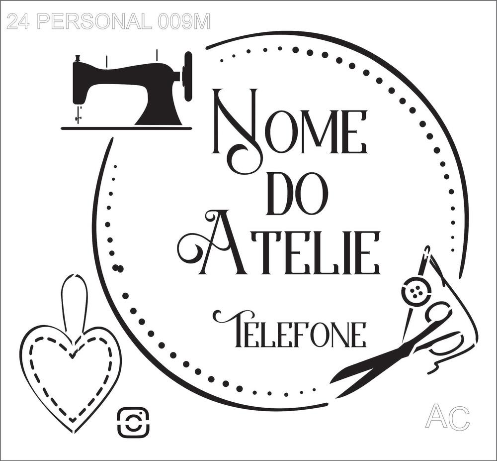 Stencil Personalizado Para Marcas 24perso009