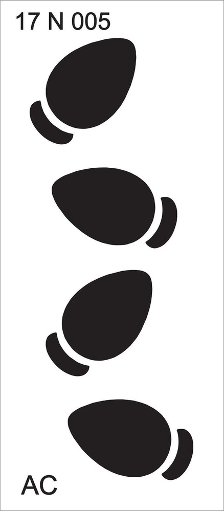 Stencil Pisca Pisca  17n005
