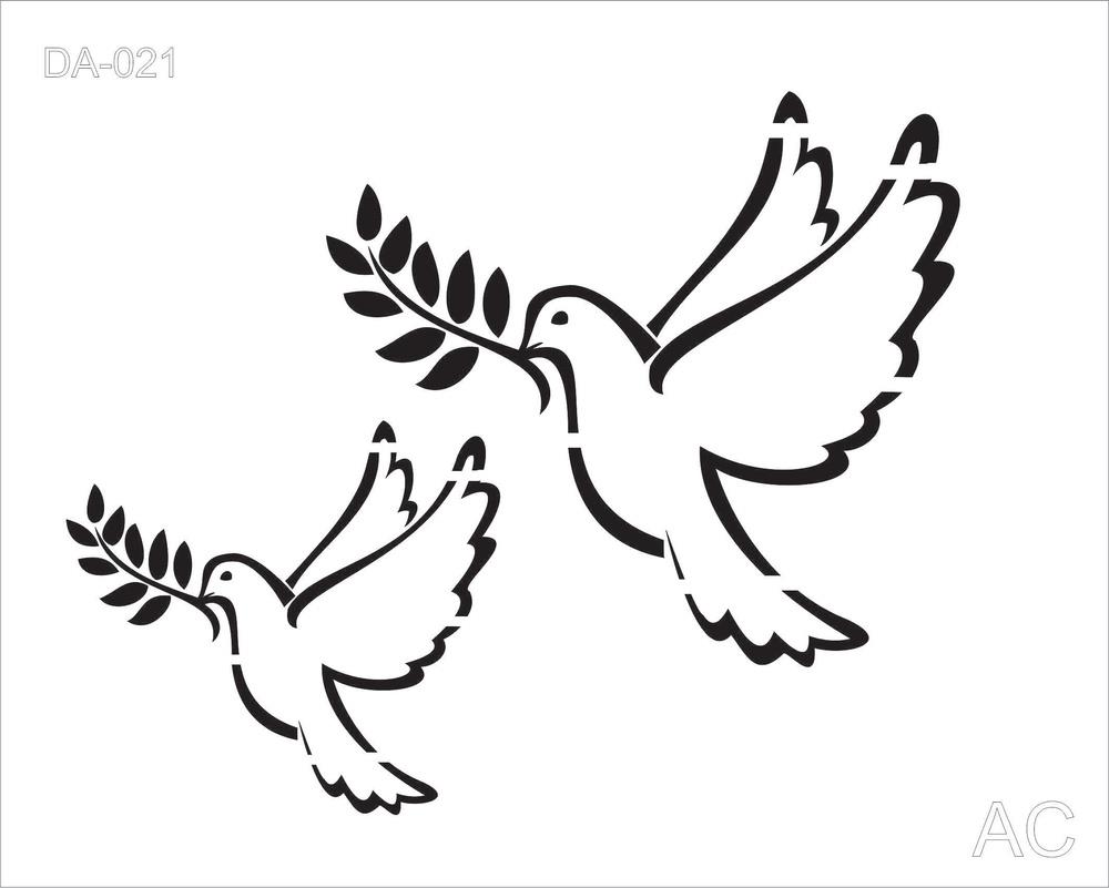 Stencil  Pomba    20dani021