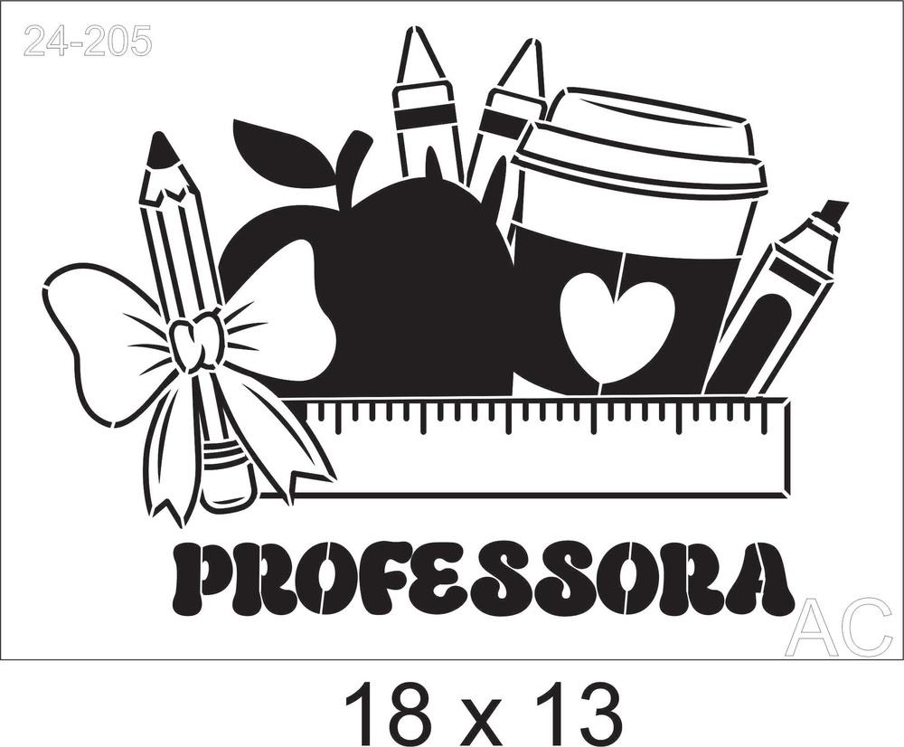 Stencil Professora 24-205
