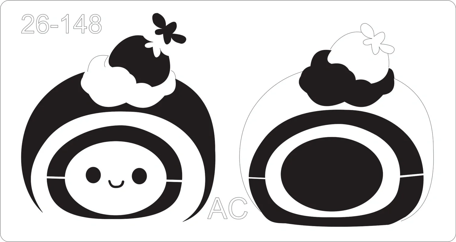 Stencil  Rocambole c/ carinha 26-148
