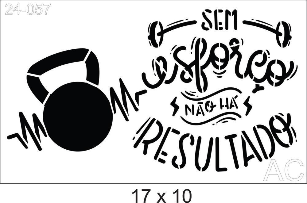 Stencil Sem esforço .. Ref: 24-057