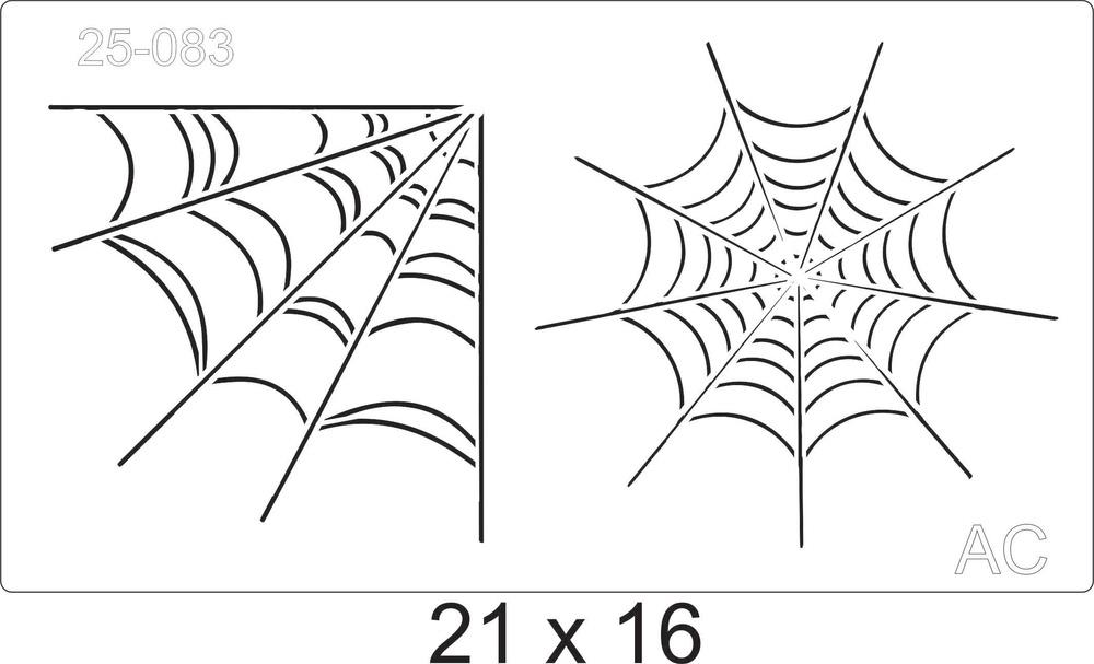 Stencil   Teia de aranha   ( Super Heróis) 25-083