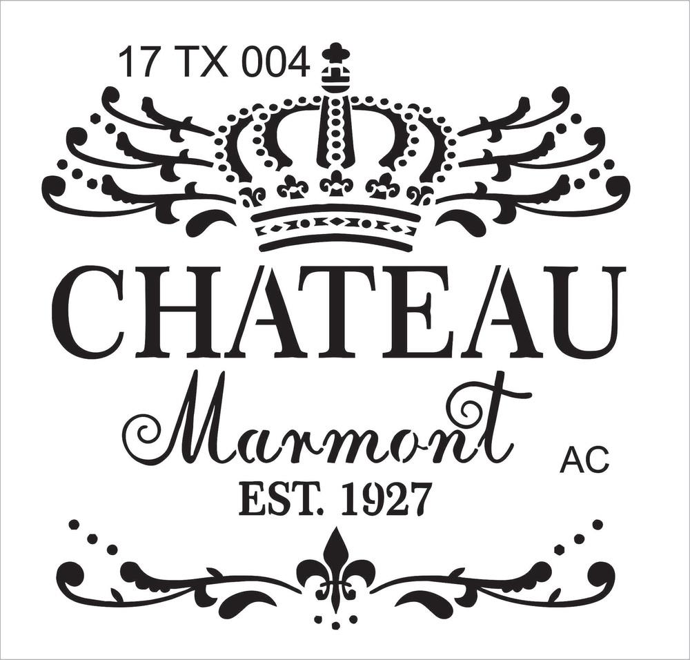 Stencil Texto CHATEAU Cod - -17tx004
