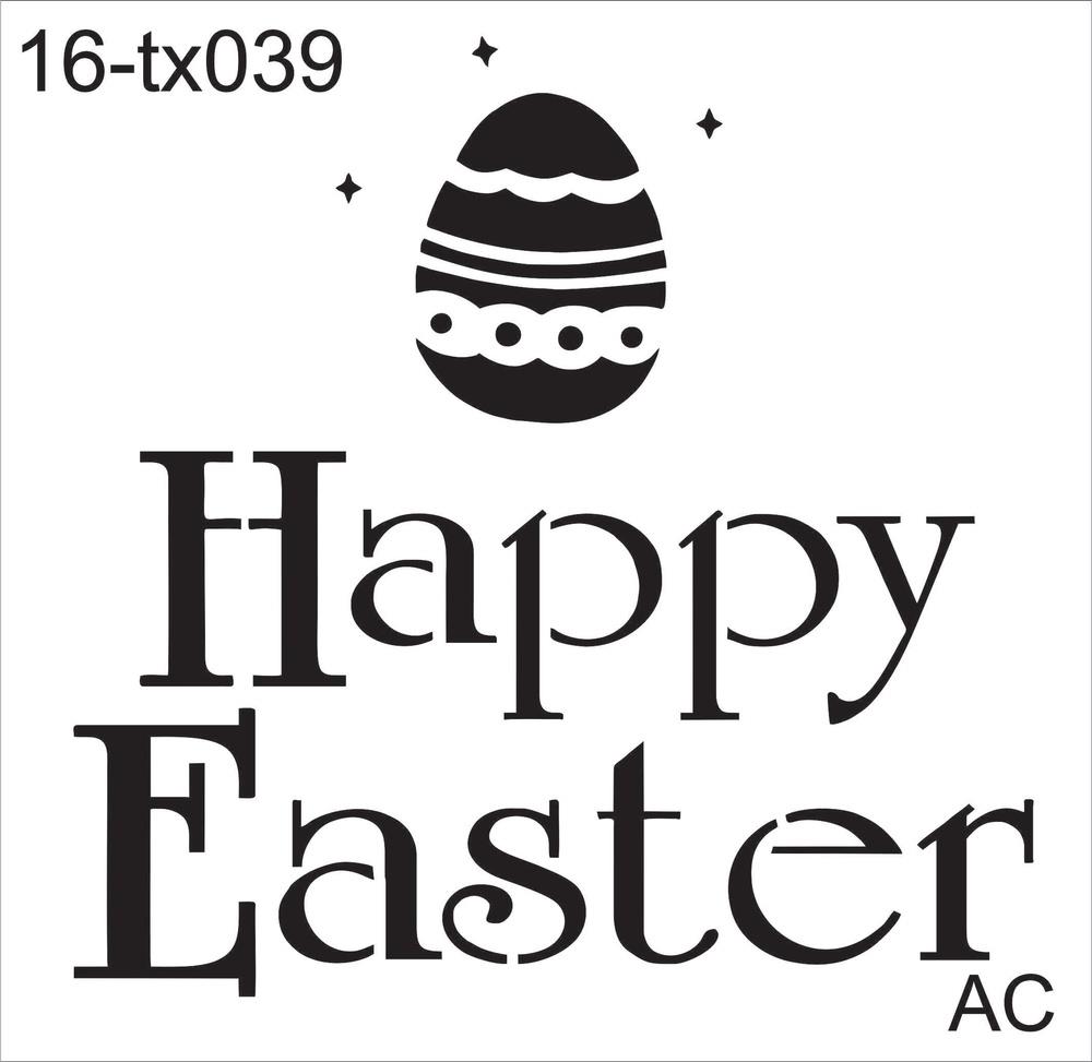 Stencil Texto PASCOA Cod -16tx039