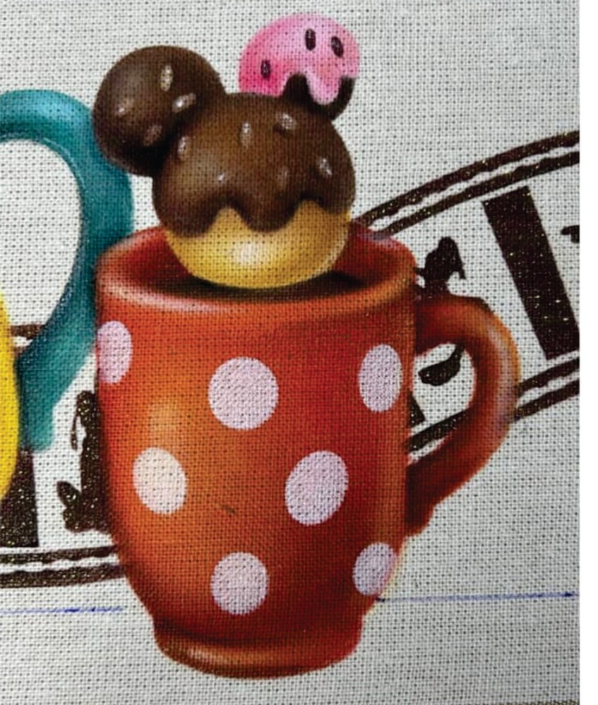 Stencil Xícara c/doce Mickey/Minnie   25-153