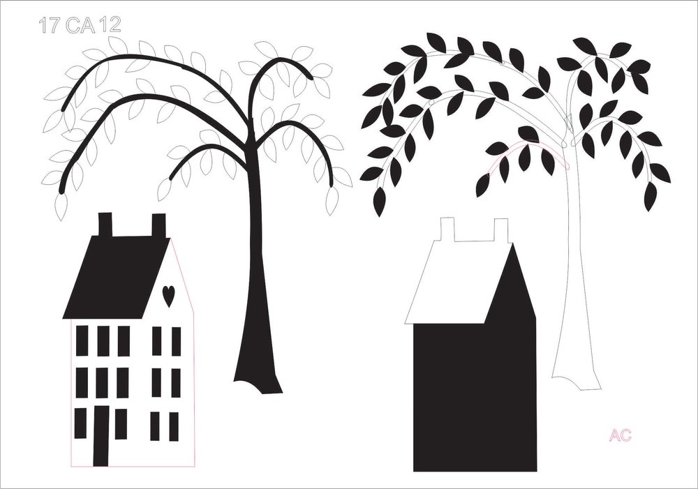 Stencils CASA COUNTRY COD 17ca012