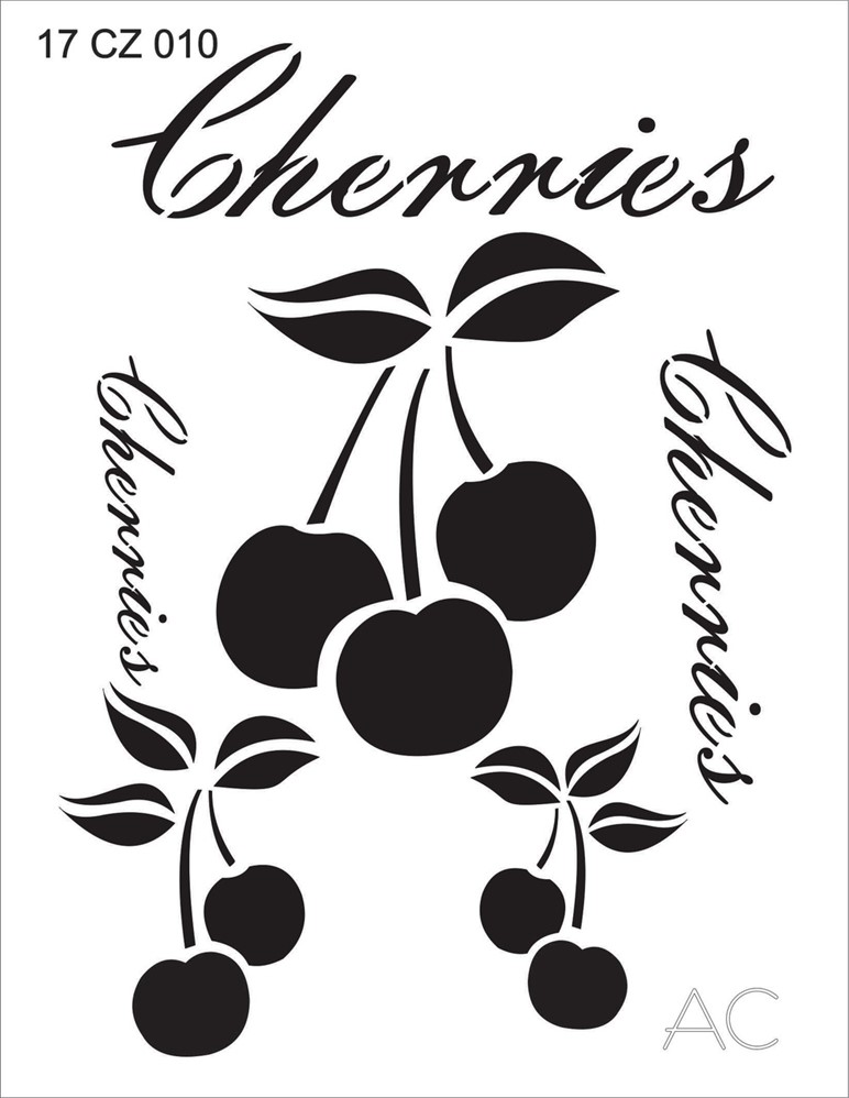 Stencils Cerejas  17coz010