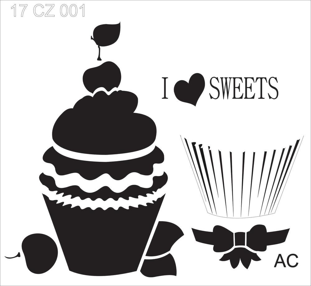 Stencils Cupcake 17coz001