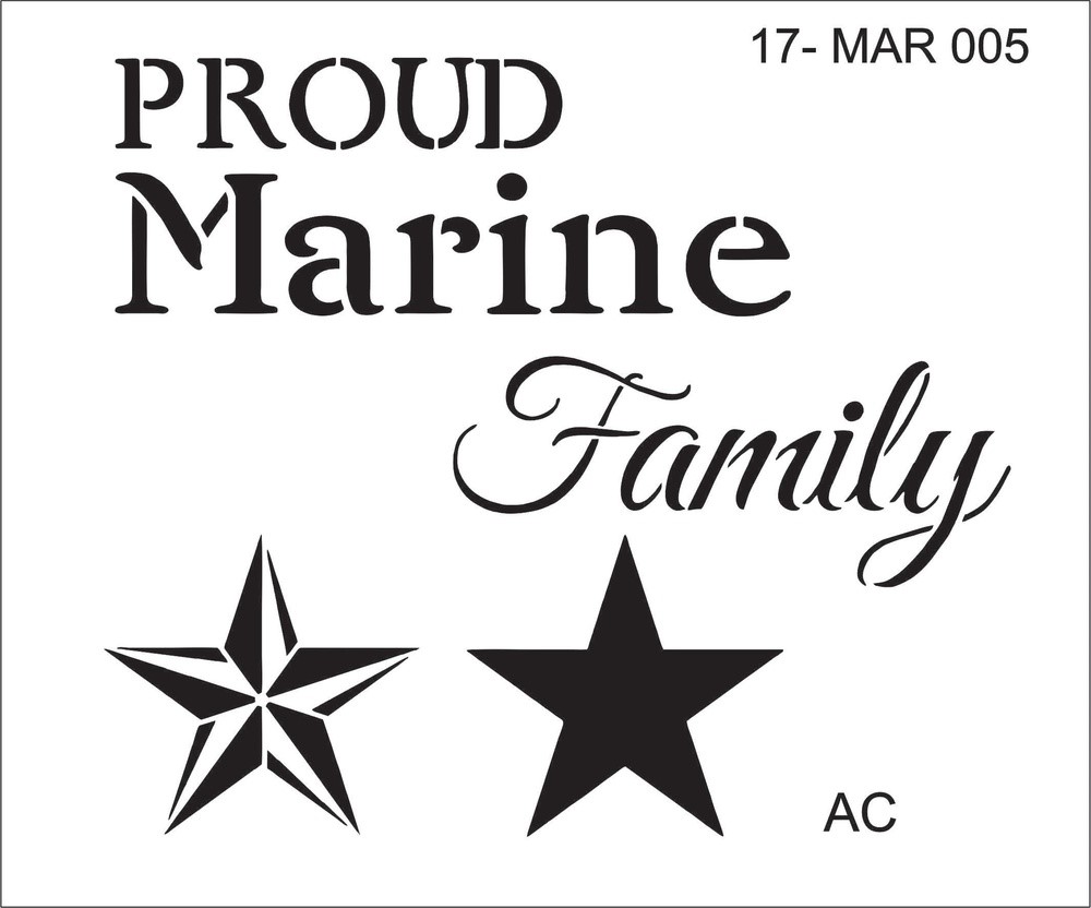 Stencils MARITIMO COD 17mar005