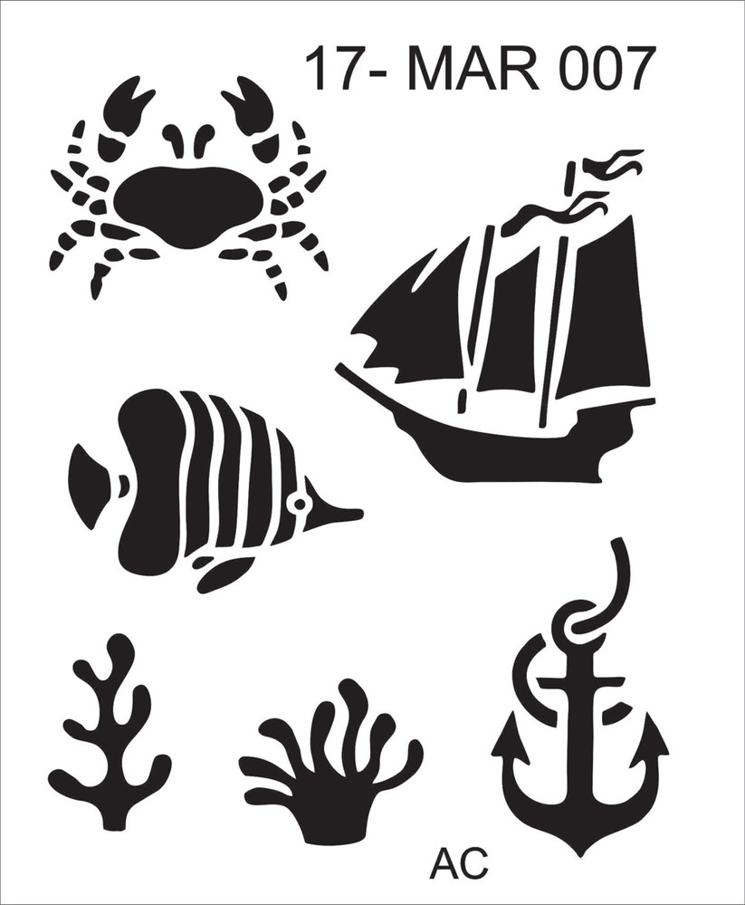 Stencils MAR…TIMO CONCHAS COD 17mar007