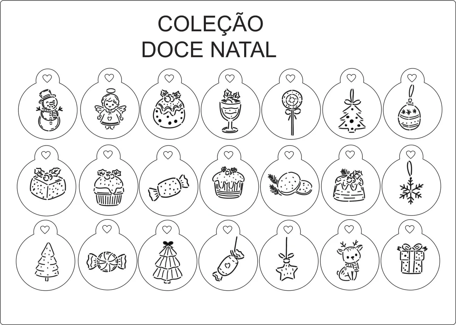 Stencils Miniatura DOCE NATAL - 25min002