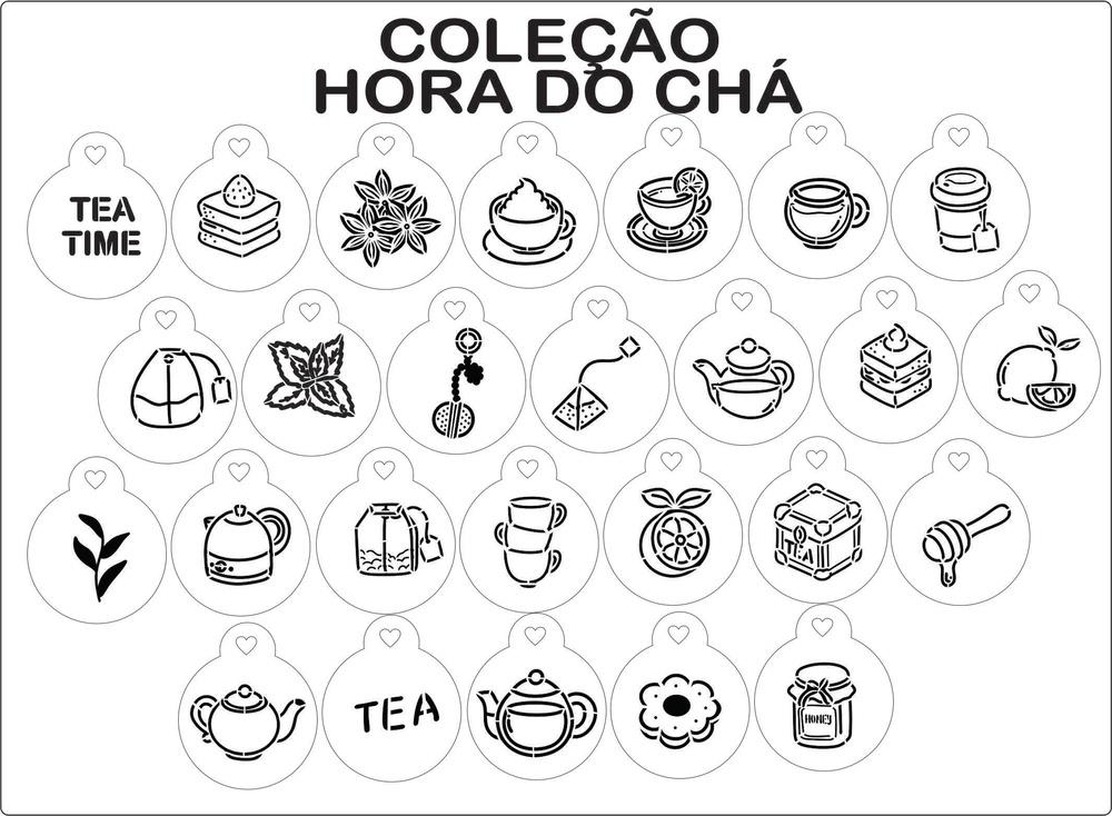 Stencils Miniatura Hora do Chá - 25min001