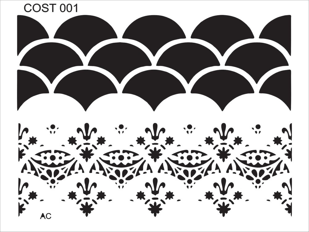 Stencils RENDA  COD 17cost001