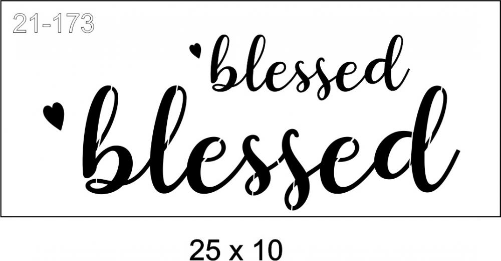 Stencil Blessend 21-173