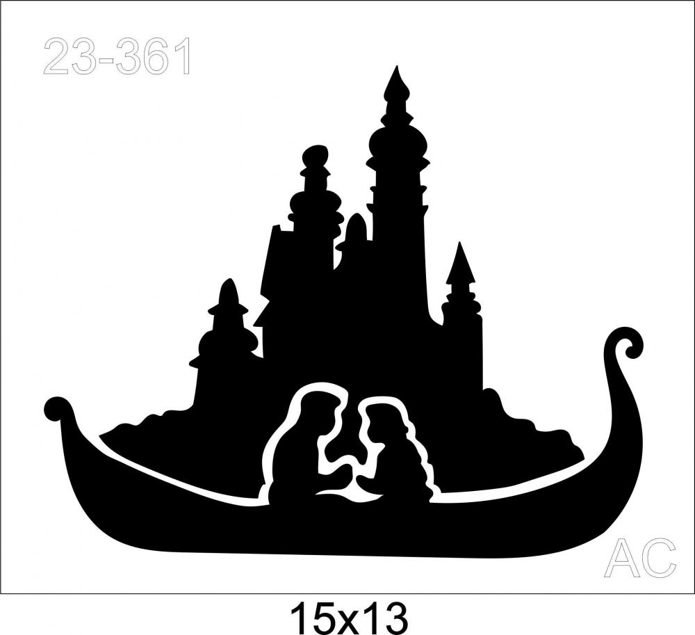 Stencil Rapunzel 23-361