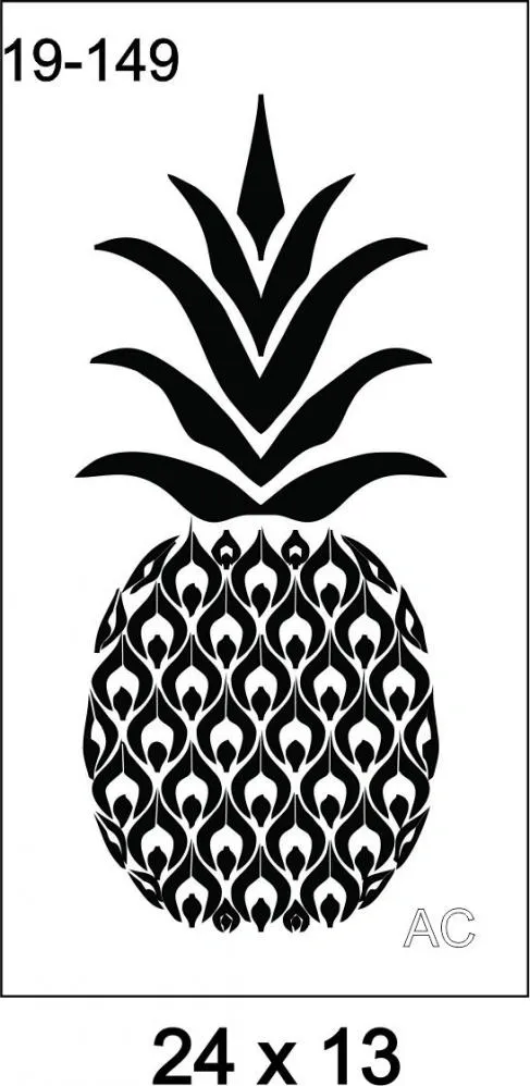 Stencil Abacaxi 19-149