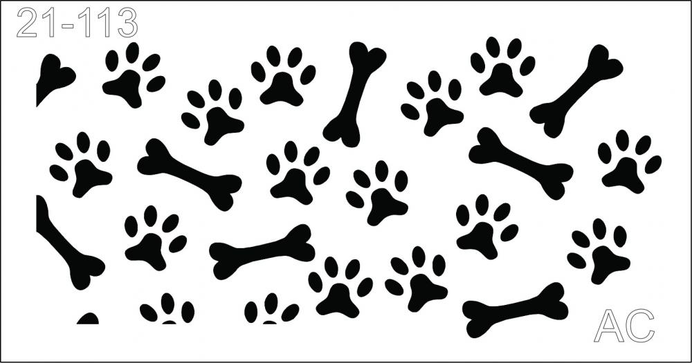 Stencil Patinhas  21-113