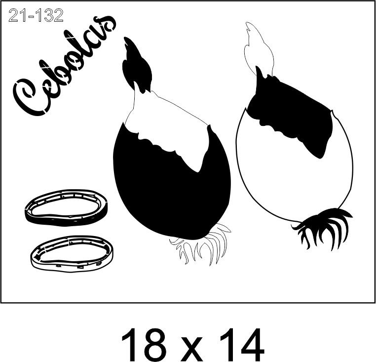 Stenci Cebolas 21-132