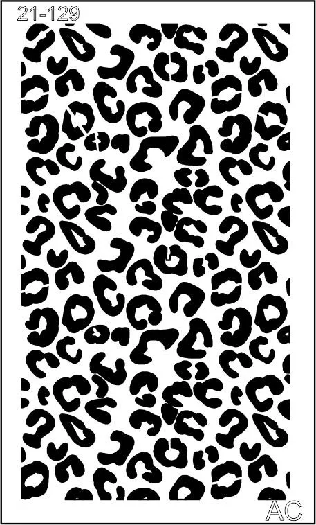 Stencil Animal Print - onça 21-129