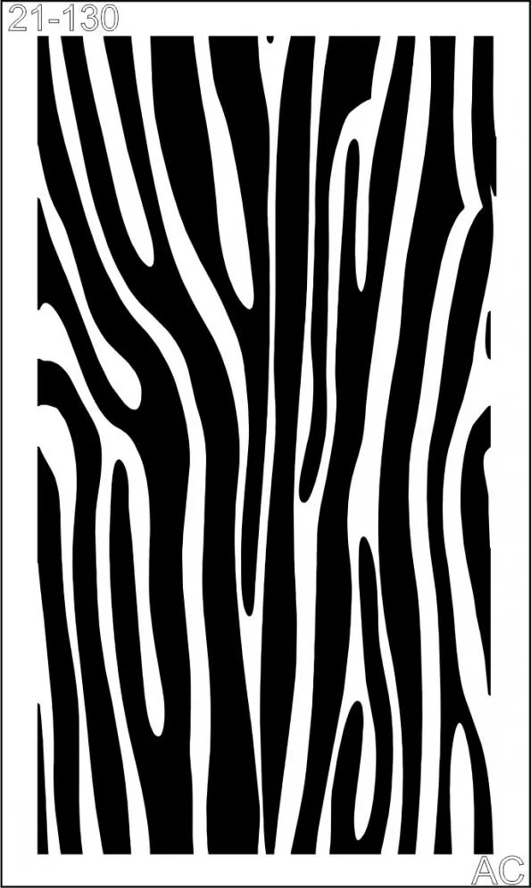 Stencil Animal Print -Zebra 21-130