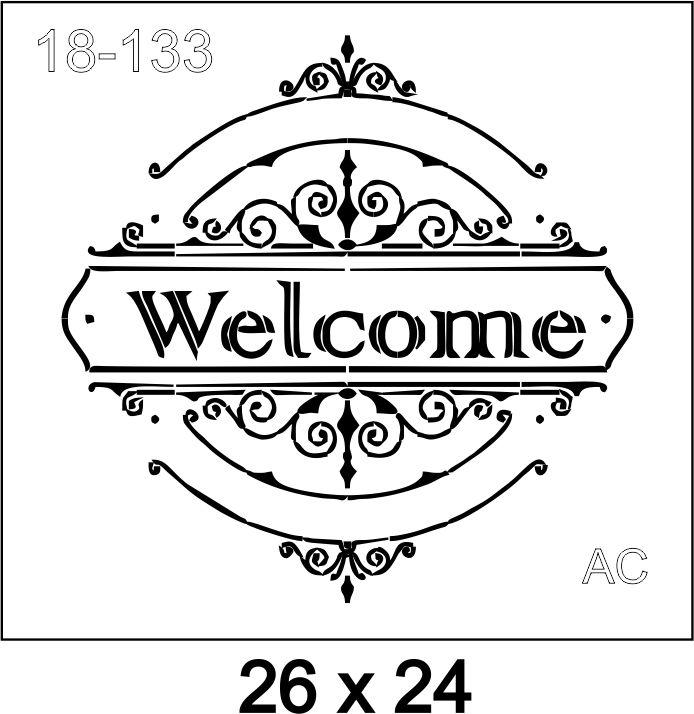 Stencil WELCOME-18-133