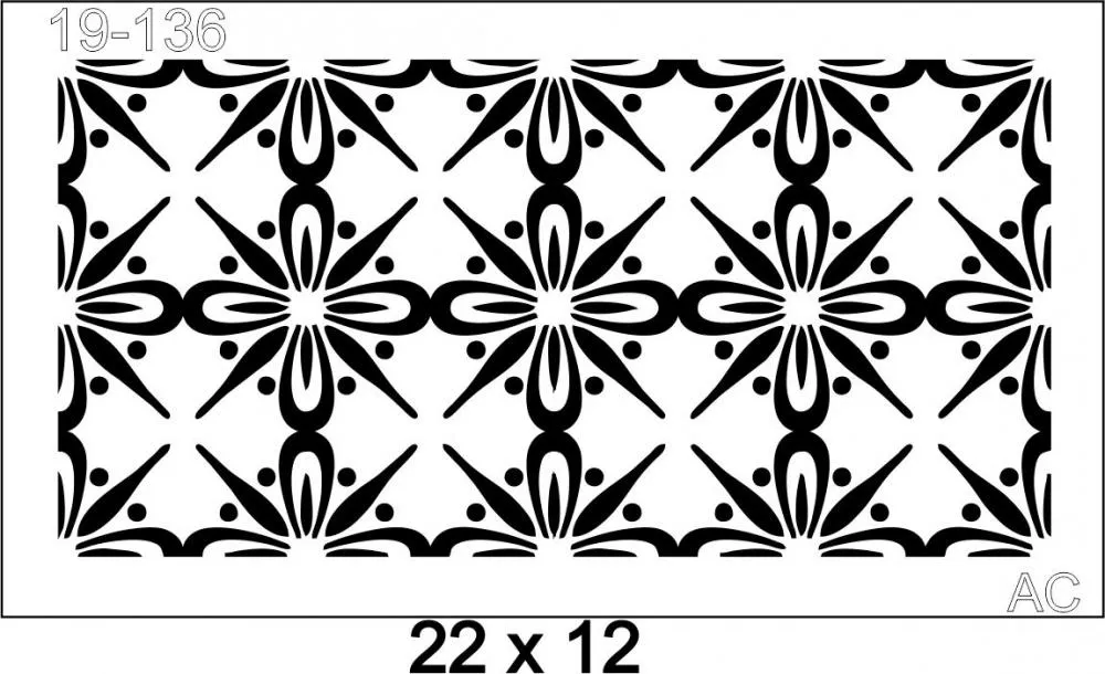 Stencil ARABESCO 19-136