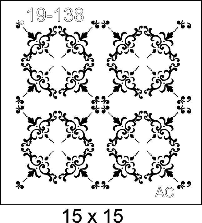 Stencil ARABESCO 19-138